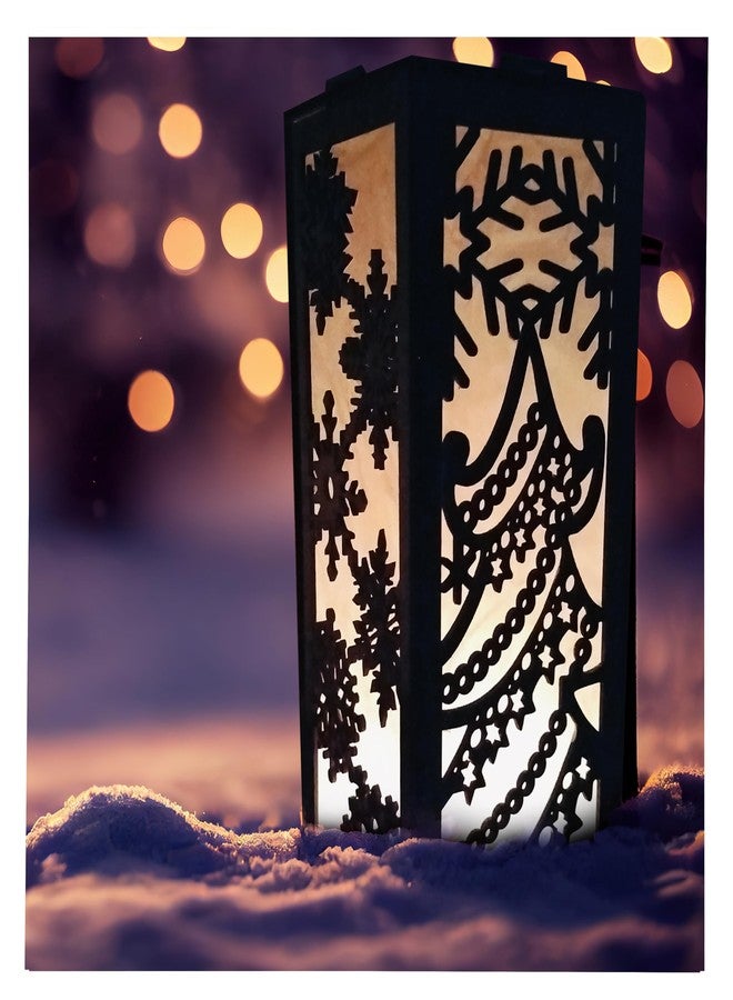 SOLOBOLO Christmas Decoration Items Light Box | Xmas Table Candles Lights Decor | Christmas Lanterns | Christmas Decoration Candle Holder - Image 5